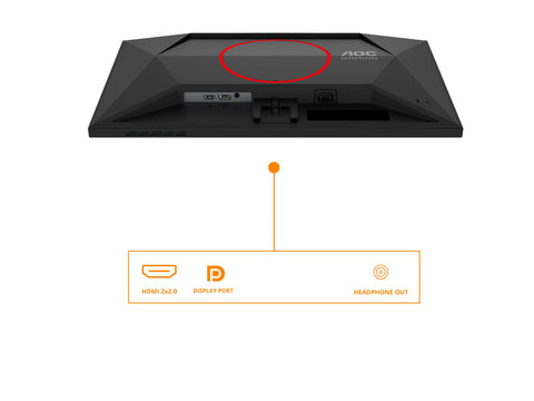 AOC 24G4HRE 23.8p FHD IPS 200Hz 0.5ms 300cd/m2 HDMI Speakers