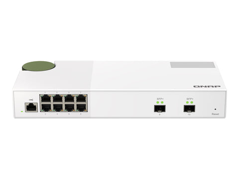 QNAP QSW-M2108-2S 8 port 2.5Gbps 2 port 10Gbps SFP+ web managed switch