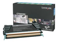 LEXMARK C736,  X736,  X738 cartouche de toner noir haute capacité 12.000 pages pack de 1 retour programme