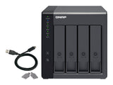 QNAP TR-004 4-bay 3.5p SATA HDD USB 3.0 type-C hardware RAID external enclosure
