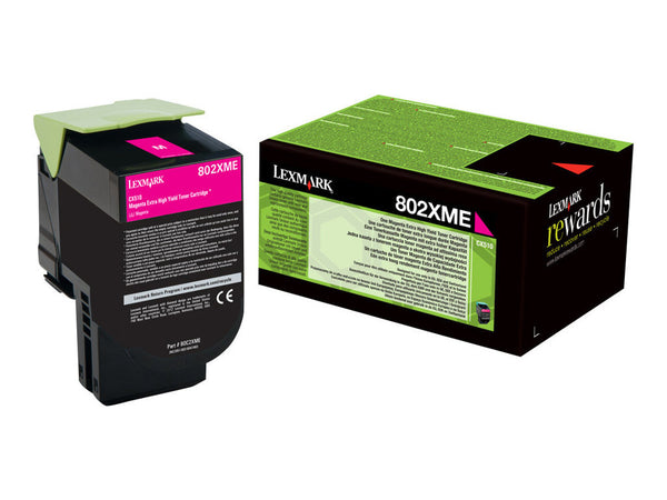 LEXMARK 802XME cartouche de toner magenta capacité standard 4.000 pages pack de 1 corporate