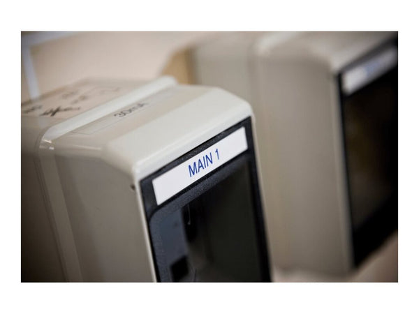 BROTHER P-TOUCH TZE-233 bleu sur blanc 12mm