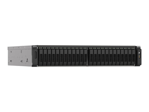 QNAP TS-h2490FU-7302P-128G 24-Bay all-flash NAS AMD EPYC 7302P NVMe Gen3x4 128Go RAM 2x2.5GbE LAN 4x25GbE SFP28