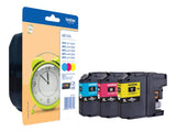 BROTHER LC-125XL cartouche d encre cyan, magenta et jaune haute capacité 1-pack blister sans alarme