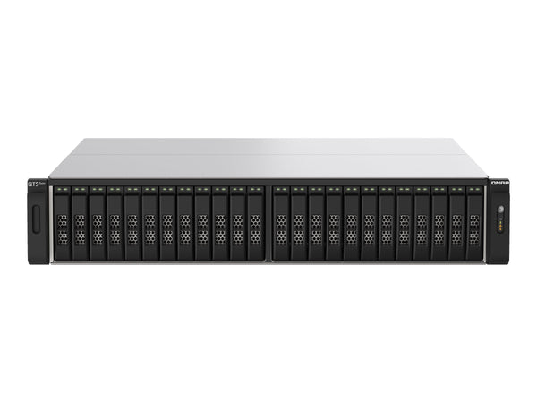 QNAP TS-h2490FU-7232P-64G 24-Bay all-flash NAS AMD EPYC 7232P NVMe Gen3x4 64Go RAM 2x2.5GbE LAN 2x25GbE SFP28