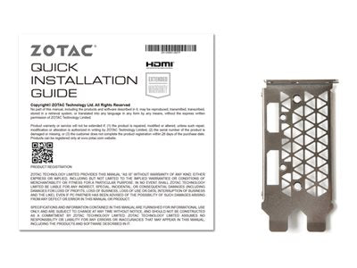 ZOTAC GAMING GeForce RTX 3050 6Go GDDR6 1xDP 1xHDMI