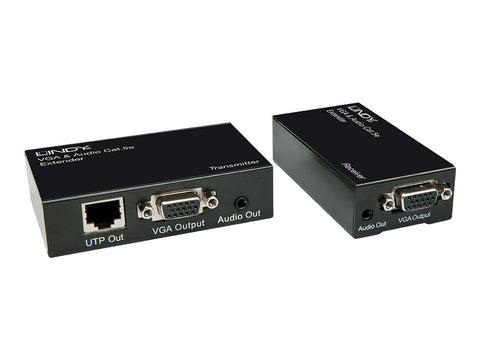 LINDY Kit extender VGA & Audio Cat.5e 300m