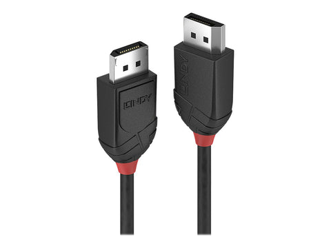 LINDY 3m DisplayPort 1.2 Cable Black Line