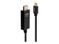 LINDY 3m Active Mini DisplayPort to HDMI Adapter Cable with HDR