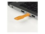 LINDY RJ45 Port Blocker key Orange