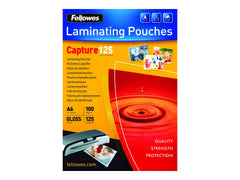 FELLOWES POCHETTES A6 125 MICRONS X 100