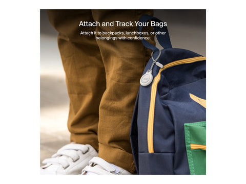 BELKIN Airtag Protection avec Cordon Blanc