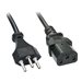 LINDY 0.7m Swiss IEC-Power Cable