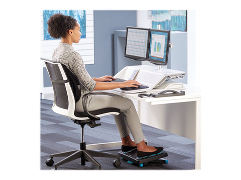 FELLOWES plate-forme assis-debout lotus - blanc