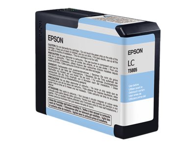 EPSON T5805 cartouche de encre cyan clair capacité standard 80ml pack de 1