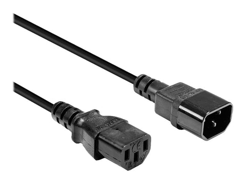 LINDY 0.5m IEC C14 to IEC C13 Mains Cable