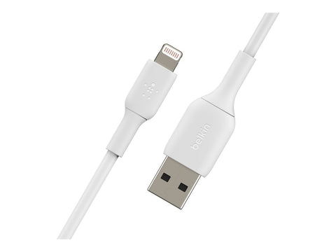 BELKIN BOOST CHARGE USB-A to Lightning Cable PVC 2M White