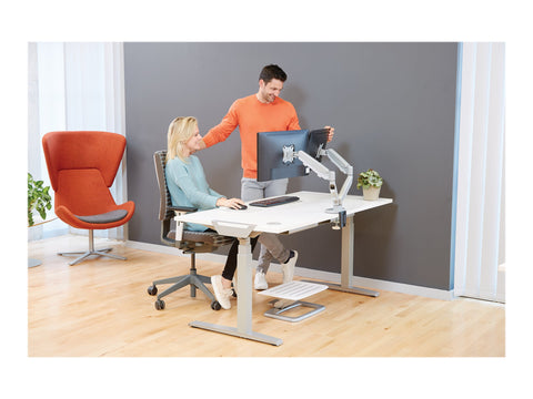 FELLOWES BRAS ARTICULE DOUBLE ECRAN EPPADUAL Silver jusqu’à 39 POUCES