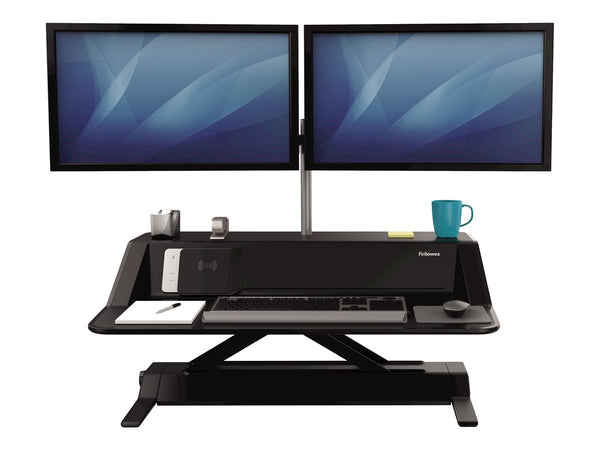 FELLOWES PLATE-FORME ASSIS-DEBOUT LOTUS DX - NOIR