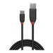 LINDY 0.5m USB 3.1 C/A Cable 3A Black