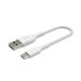 BELKIN Câble tressé USBA USBC 0.15m blan
