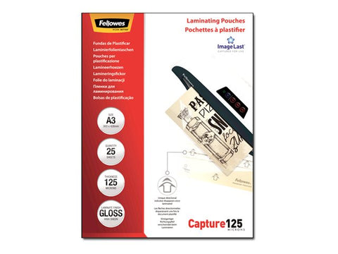 FELLOWES IL POCHETTES A3 125 MICRONS X 25
