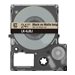 EPSON Matte Tape Beige/Black 24mm 8m