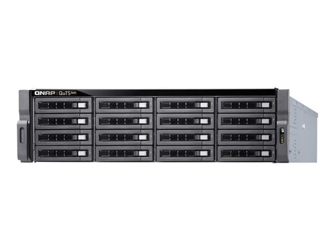 QNAP TS-h1677XU-RP-3700X-32G 16-bay QuTS hero NAS AMD Ryzen 7 3700X 8c 3.6GHz 32Go RAM 2xGbE 2x10GbE USB