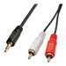 LINDY Premium Audio Adaptercable 1m