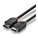 LINDY 2m DisplayPort 1.2 Cable Black