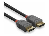 LINDY 15m DisplayPort 1.1 Cable Anthra Line DP Male to Male