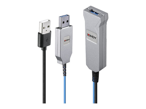 LINDY 100m Fibre Optic USB 3.0 Cable