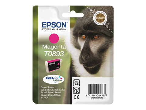 EPSON 1LB T0893 ink cartridge magenta low capacity 3.5ml 1-pack blister without alarm