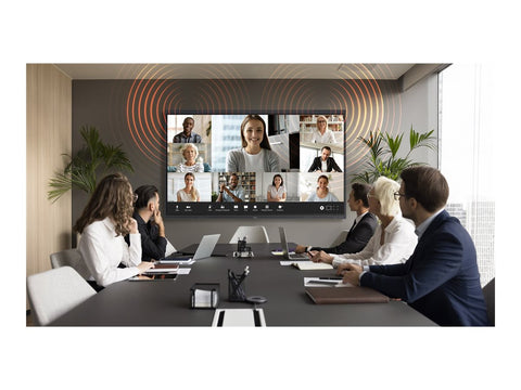 OPTOMA 5863RK 86p 400cd/m2 UHD Interactive 4K Multi-Touch-Display Android 13 Integrated Google Play Store