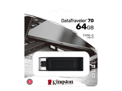 KINGSTON 64Go USB-C 3.2 Gen1 DataTraveler 70