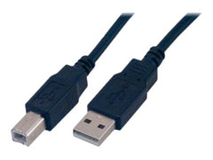 MCL Cable USB 2.0 type A / B male - 3m Noir