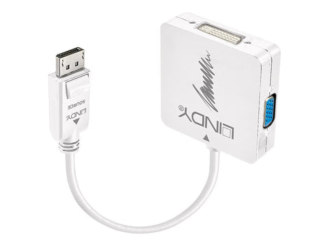 LINDY Adaptateur DisplayPort 1.2 vers HDMI 4k30 DVI VGA