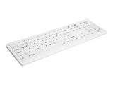 CHERRY AK-C8100F-UVS-W/BE Wired keyboard standard USB white (BE)