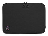 PORT DESIGNS Trendy Cotton Neoprene Laptop Sleeve 15.6p L-shaped opening for easy access Stretchy cotton neoprene material Black