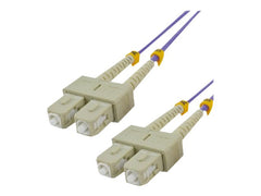 MCL SC/SC Multimode duplex 50/125 OM4 optical fiber - 15m