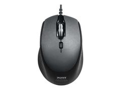 PORT DESIGNS Mouse Office Pro Silent Wired - Black