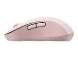 LOGITECH Signature M650 L Mouse large size optical 5 buttons wireless Bluetooth 2.4 GHz Bolt USB receiver rose