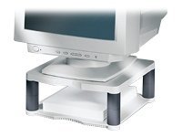 FELLOWES premium monitor riser - platinum white/gray