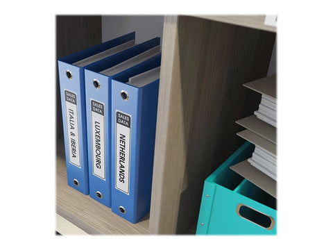 BROTHER Ruban continu Papier, Noir/Blanc, Largeur 29 mm