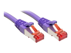 LINDY Cat.6 S/FTP Cable Purple 1m Patch Cable