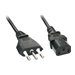 LINDY 0.7m IEC mains lead italy