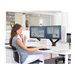 FELLOWES BRAS PORTE ÉCRAN DOUBLE PLAT