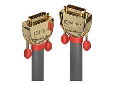 LINDY 20m DVI-D Dual Link Cable Gold