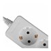 LINDY Mains 6 way gang socket