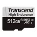 TRANSCEND 512Go microSD w/adapter
